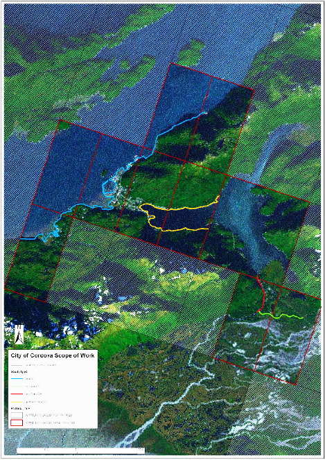 Cordova Study Scope Map