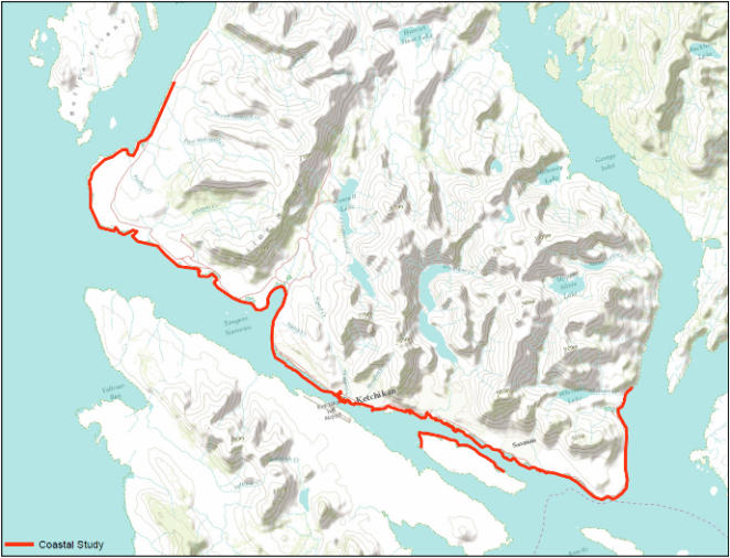 Ketchikan Study Scope Map