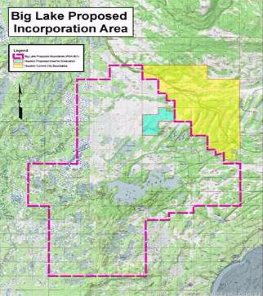 Big Lake and Houston Petition Map - small